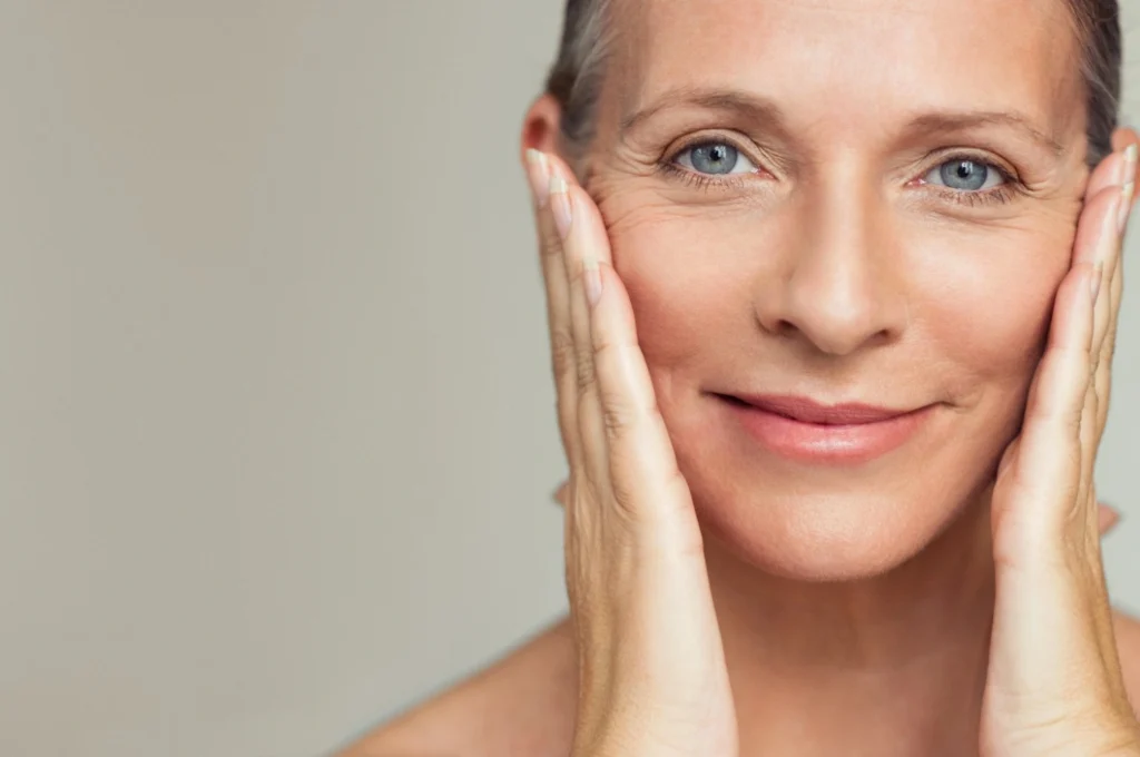 A Female look and feel more youthful with Wrinkles Treatment in Austin TX, at Glo Med Spa