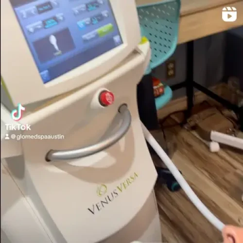 Glo Med Spa Venus Versa Machine TikTok post